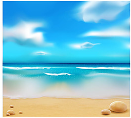 盛夏的海濱