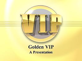 金色VIP商务PPT模板
