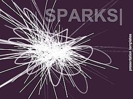 火花和燈光模板