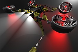 飛行挖掘機