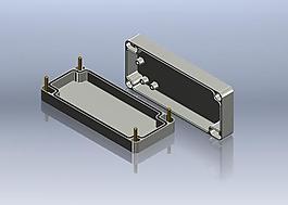 34 x 150 x 64壓鑄鋁盒IP66 RS 501-840