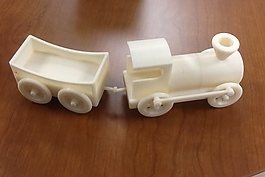 玩具火車的三維建模