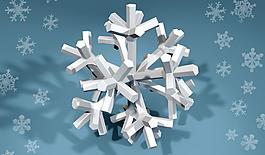 3D雪花