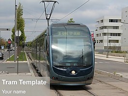 有軌電車的模板