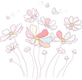 蝴蝶和花朵