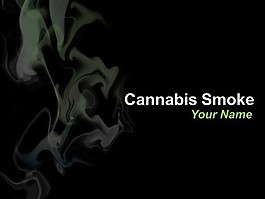 大麻煙的PPT模板