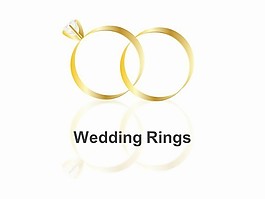 結(jié)婚戒指的PPT模板