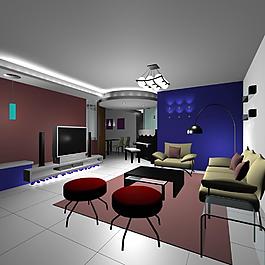 住宅大廳3D模型