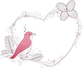 小鳥花邊