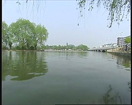 實拍湖水水波視頻素材