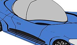 汽車卡通動畫插件
