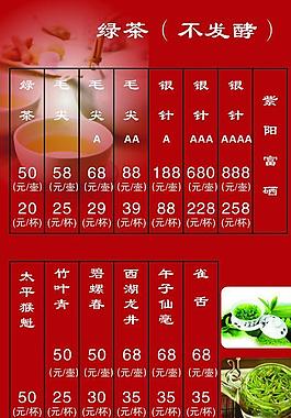 茶單圖片