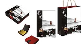 茶葉包裝 中國風 (效果圖 平面圖)圖片