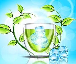 綠茶 茶水 茶水清茶圖片