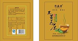 黑苦蕎茶設計圖片