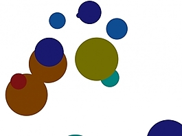 圓圈PPT背景- 98740423