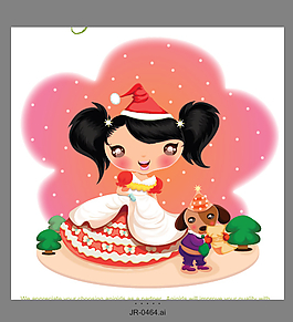 歡樂圣誕女孩