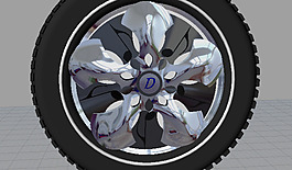 第八注意輪輞（AutoCAD）