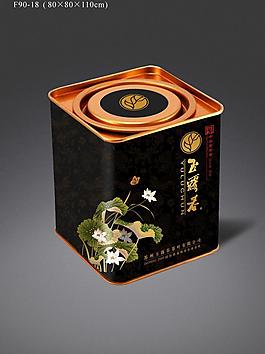 精美茶叶铁罐包装设计（效果图）图片