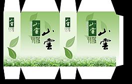 茶葉手提袋平面效果圖圖片