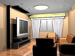客廳3D模型