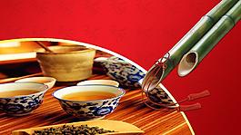 茶文化背景圖圖片