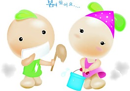 打掃衛(wèi)生的寶寶