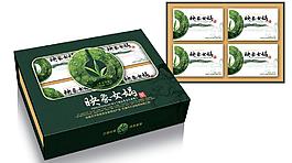 綠茶包裝（展開圖）圖片
