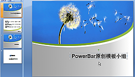 蒲公英PPT模板下載