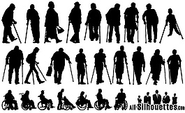 矢量人物剪影設(shè)計(jì)