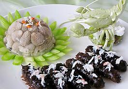 創新菜海參菌菇煲(非高清)圖片