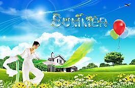 夏季風(fēng)景圖片