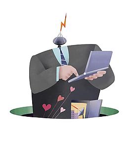 卡通商務(wù)人物圖片