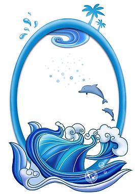 海浪模板圖片