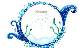 海浪模板圖片