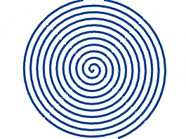 粗糙的螺旋PPT背景- 45328881