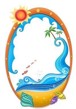 海浪模板圖片