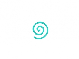 粗糙的螺旋PPT背景- 81057091