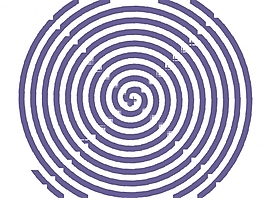粗糙的螺旋PPT背景- 44489186