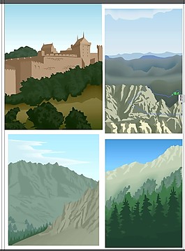 自然高山