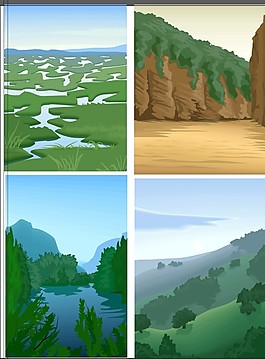 远处的山