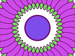 花為背景的幻燈片- 86000733