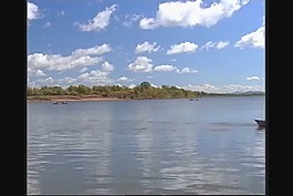 湖水山色視頻素材