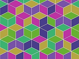 立方體PPT背景- 21246829