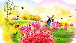 美麗的鮮花素材下載
