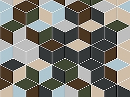 立方體PPT背景- 75638734