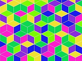 立方體PPT背景- 25767769