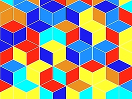 立方體PPT背景- 84183627