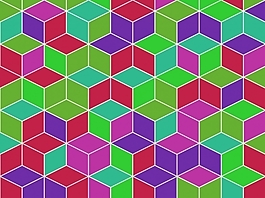 立方體PPT背景- 42923436