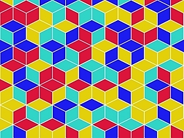 立方體PPT背景- 68774293